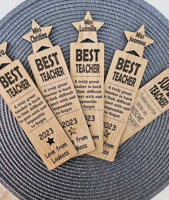 Best Teacher bookmarks