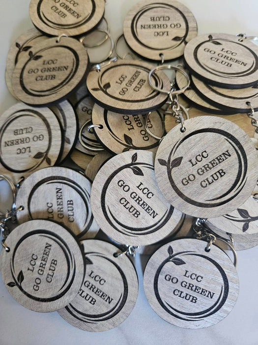 Women`s day wooden keychains