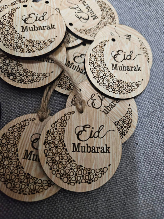 Eid Pendant- Laser engraved