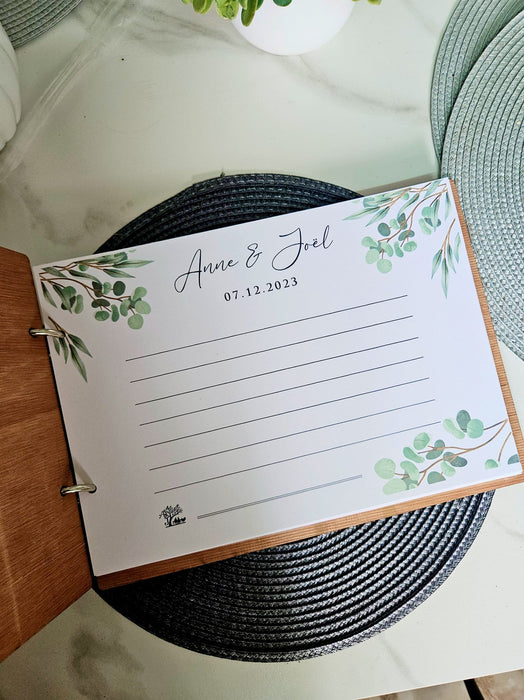Laser Engraved Guestbook