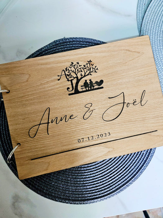 Laser Engraved Guestbook