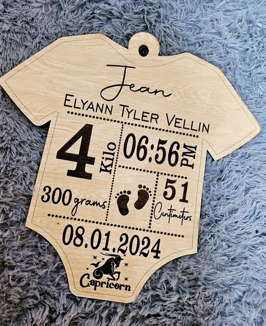 Baby Birth Stats - Shirt