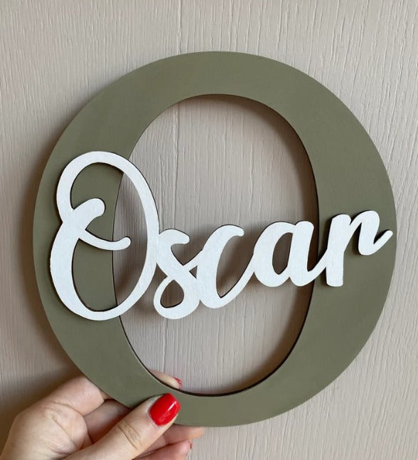 Nursery colorful Name Signs