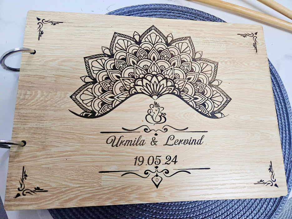 Laser Engraved Guestbook