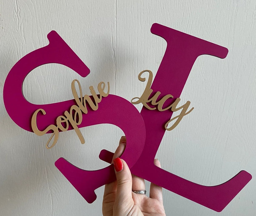 Nursery colorful Name Signs