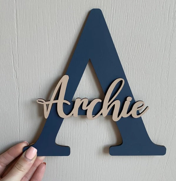 Nursery colorful Name Signs