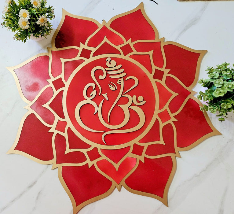 Mandala Ganesha Wall Art