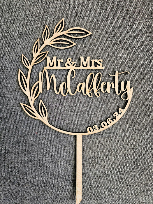 Luxury Customized Caketopper