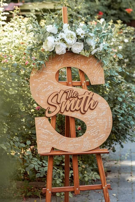 Big Letter Guest Book alternative