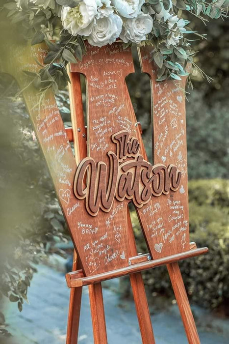 Big Letter Guest Book alternative
