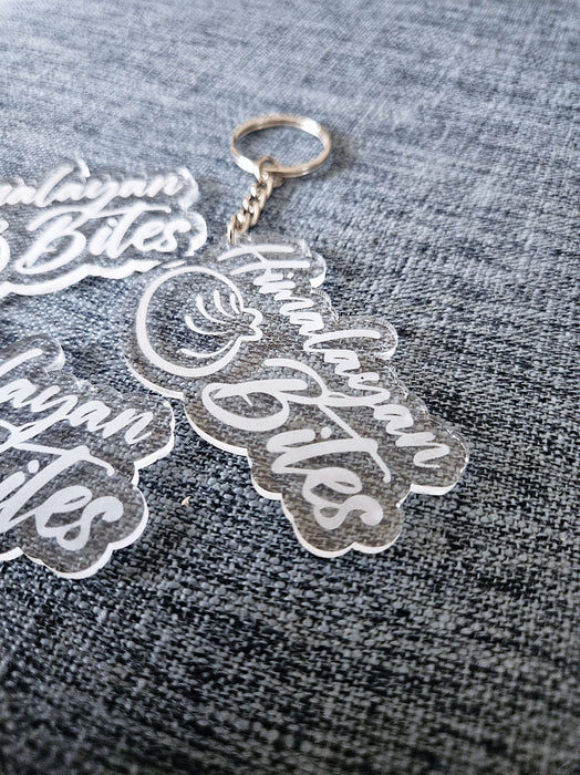 Business logo Acrylic Keychain