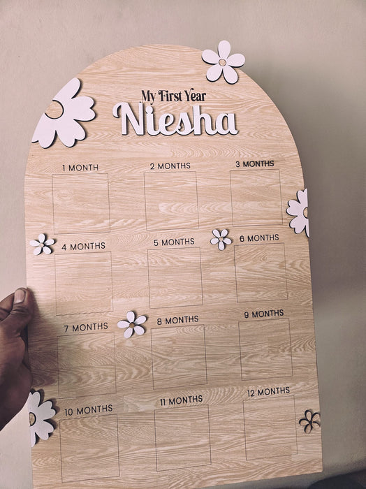 Baby Milestone Boards (Laser Engraved)