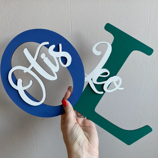Nursery colorful Name Signs