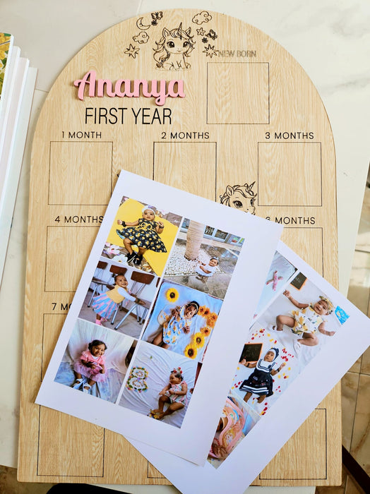 Baby Milestone Boards (Laser Engraved)