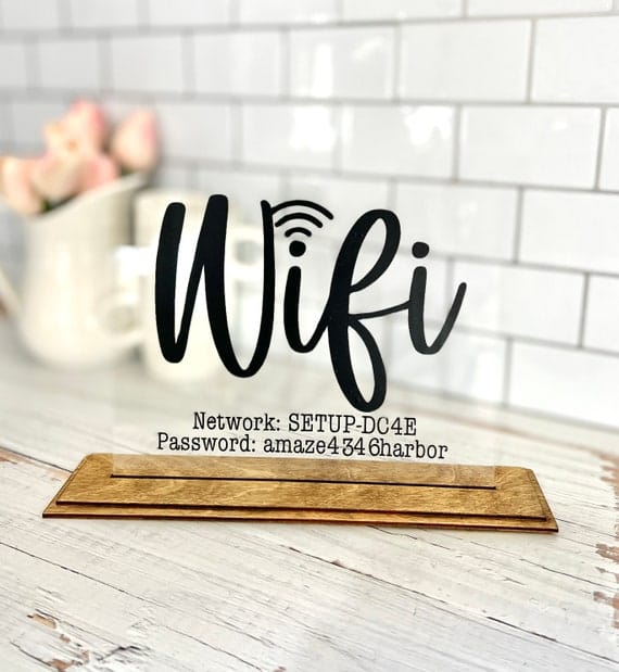 wifi password stands