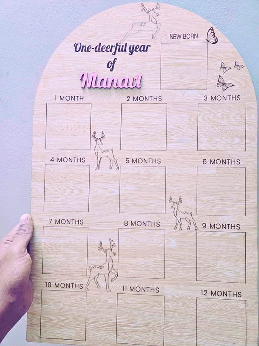Baby Milestone Boards (Laser Engraved)