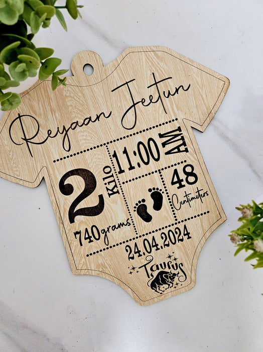 Baby Birth Stats - Shirt