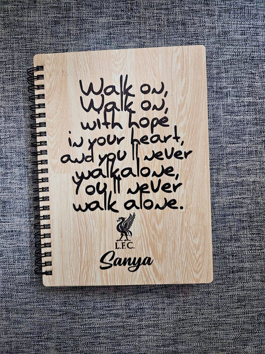 Laser Engraved A5 Notebook