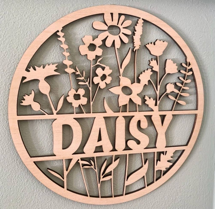 Round Themed Door Sign