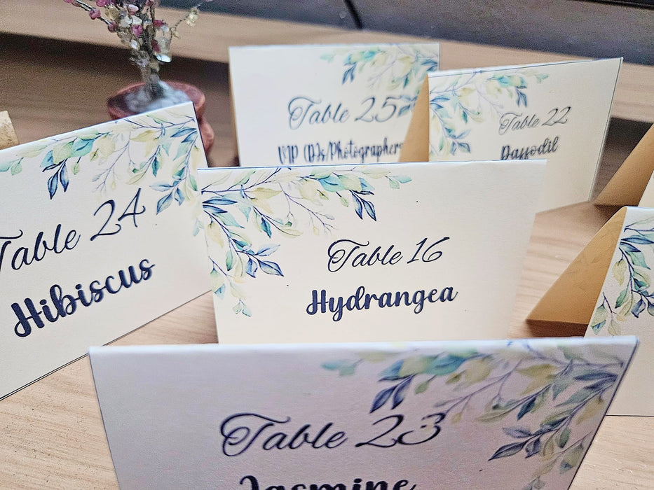 Table cards