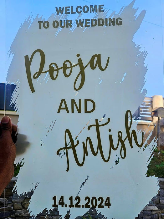 Acrylic Welcome Board