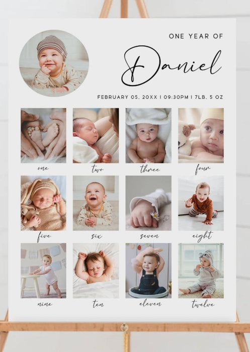 Baby’s Big Milestone Board