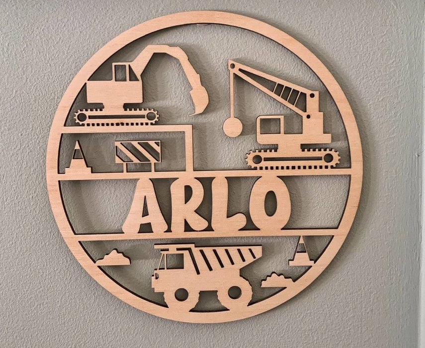Round Themed Door Sign