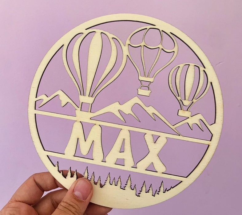 Round Themed Door Sign