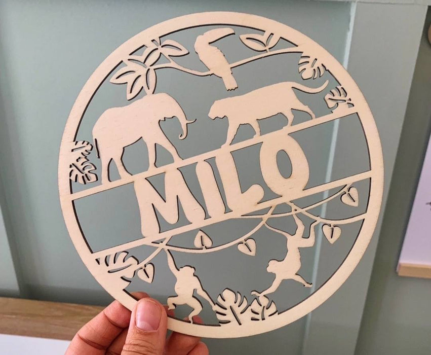 Round Themed Door Sign