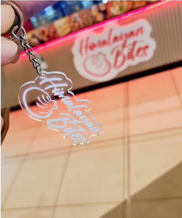 Business logo Acrylic Keychain