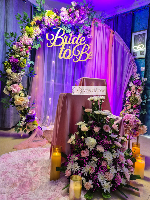 Luxury Couple Name Backdrop