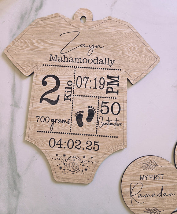 Baby Birth Stats - Shirt