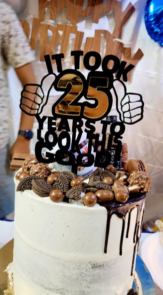 3D acrylic Caketopper