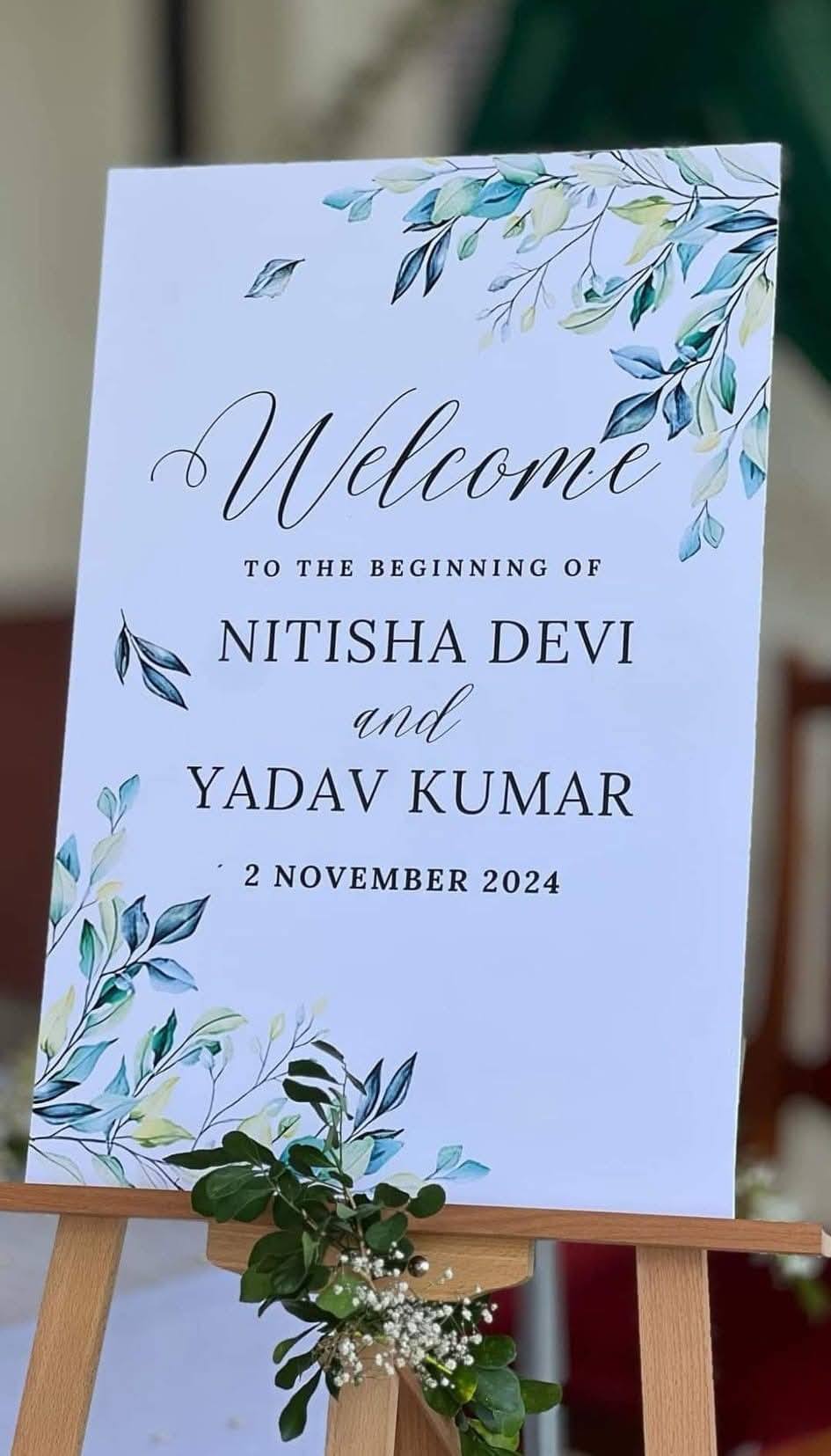 PVC Welcome Board — AK Engravings