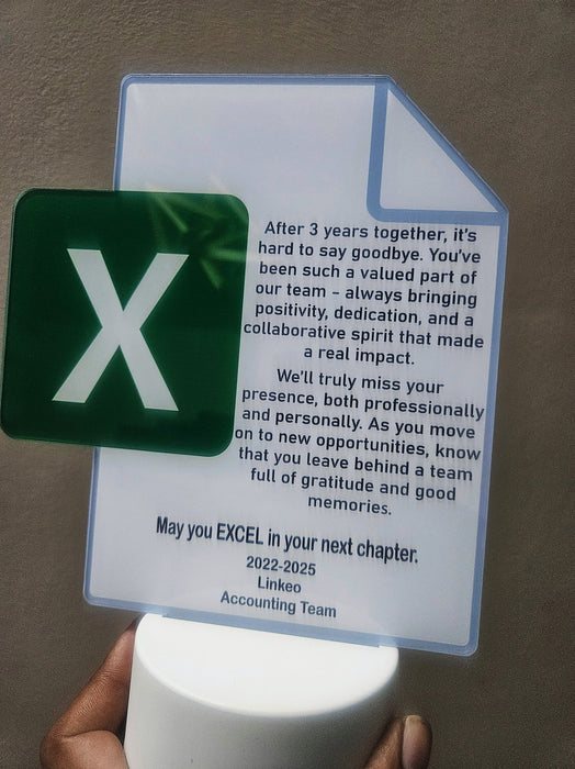 EXCEL-lent Farewell Trophy