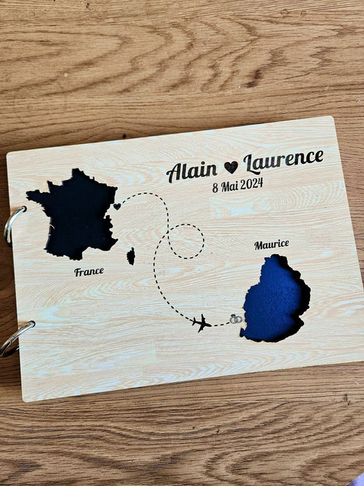Laser Engraved Guestbook