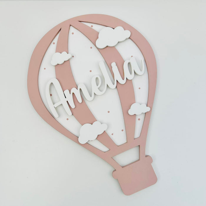 Themed hot air balloon With Name