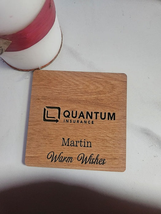 Coaster with Business Name