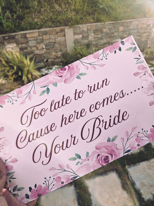 Bridesmaid Entry Board