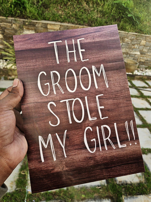 Bridesmaid Entry Board