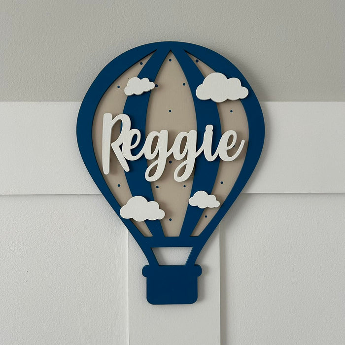 Themed hot air balloon With Name