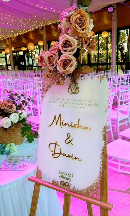 Acrylic Welcome Board