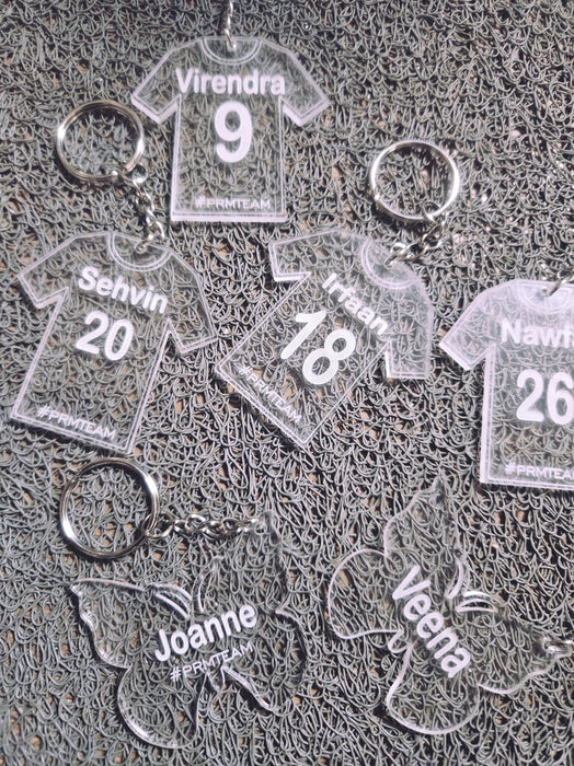 Engraved Acrylic Keychain - Gift