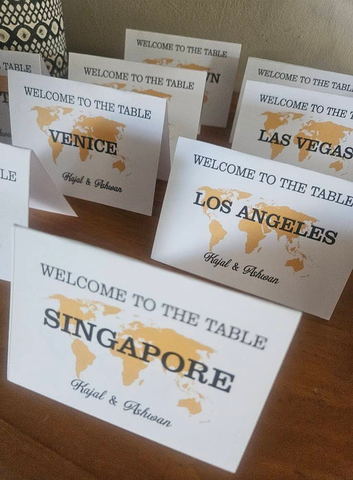 Table cards