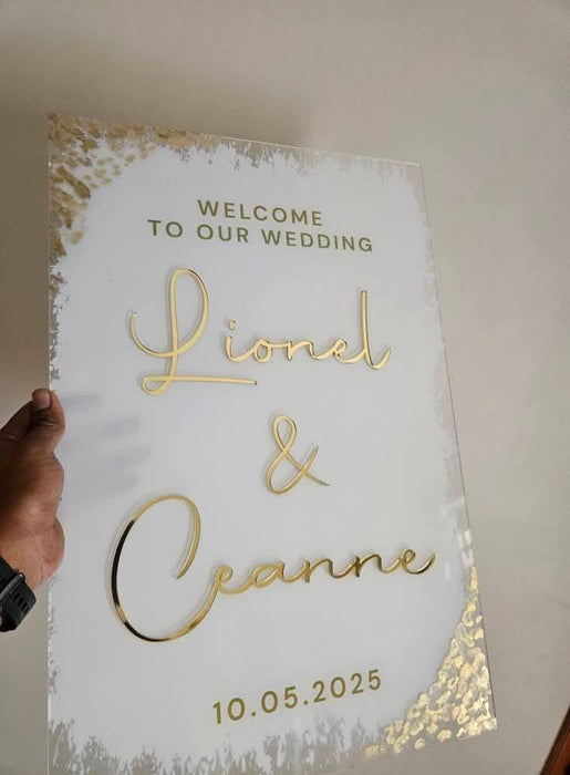 Acrylic Welcome Board