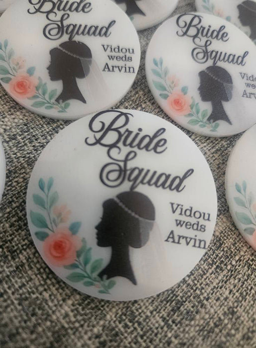 Groom Squad / Bride Squad Badge