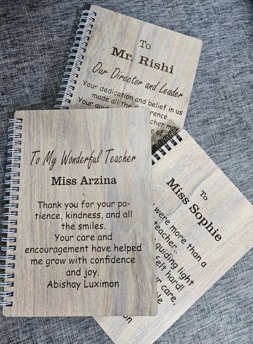 Thank You Teacher Notebook