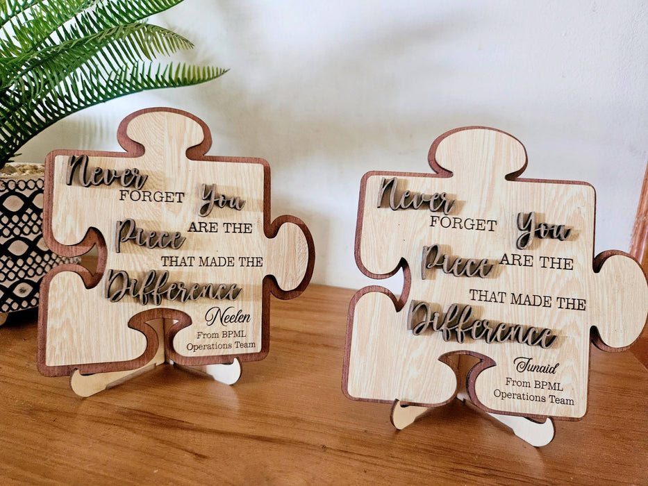 Missing Piece Farewell Gift