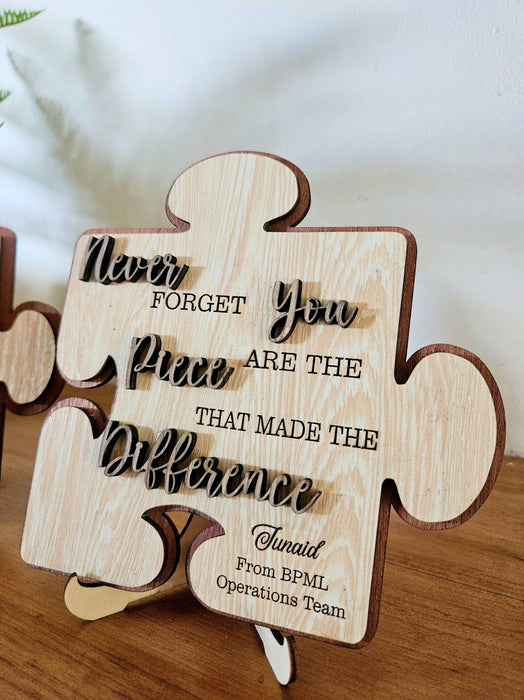 Missing Piece Farewell Gift