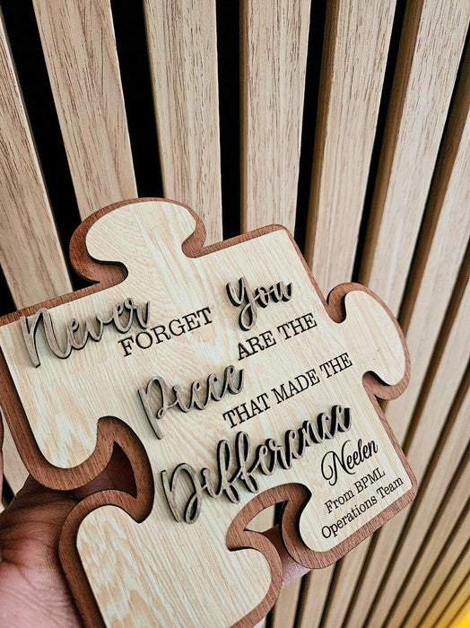 Missing Piece Farewell Gift